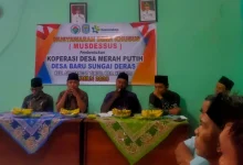 Desa Baru Sungai Deras Bentuk Pengurus Koperasi Merah Putih